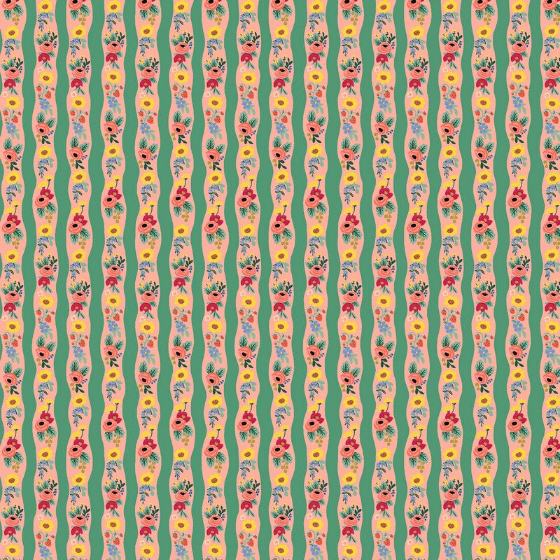 Orchard - Climbing Roses in Blush - Rifle Paper Co - Cotton + Steel