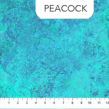 Stonehenge Gradiations - Slate Peacock (26757-66) - Northcott - Full Bolt (10m)