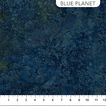 Stonehenge Gradiations - Sienna Marble Blue Planet (26755-48) - Northcott - Full Bolt (10m)
