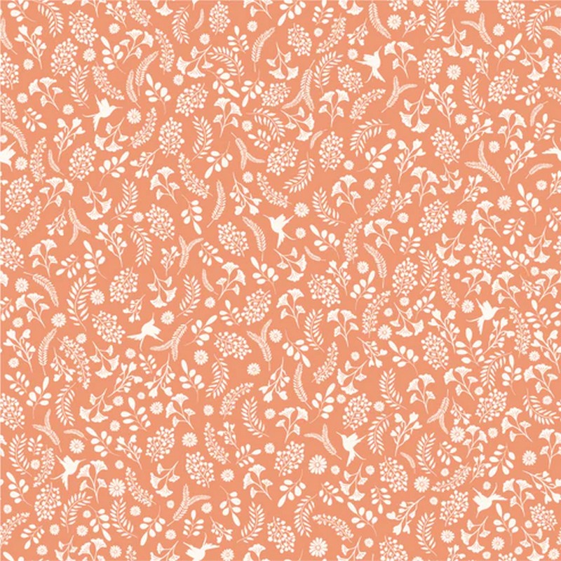 Unicorn Dreams - Whimsical in Rust - Ginger Deverell - Poppie Cotton