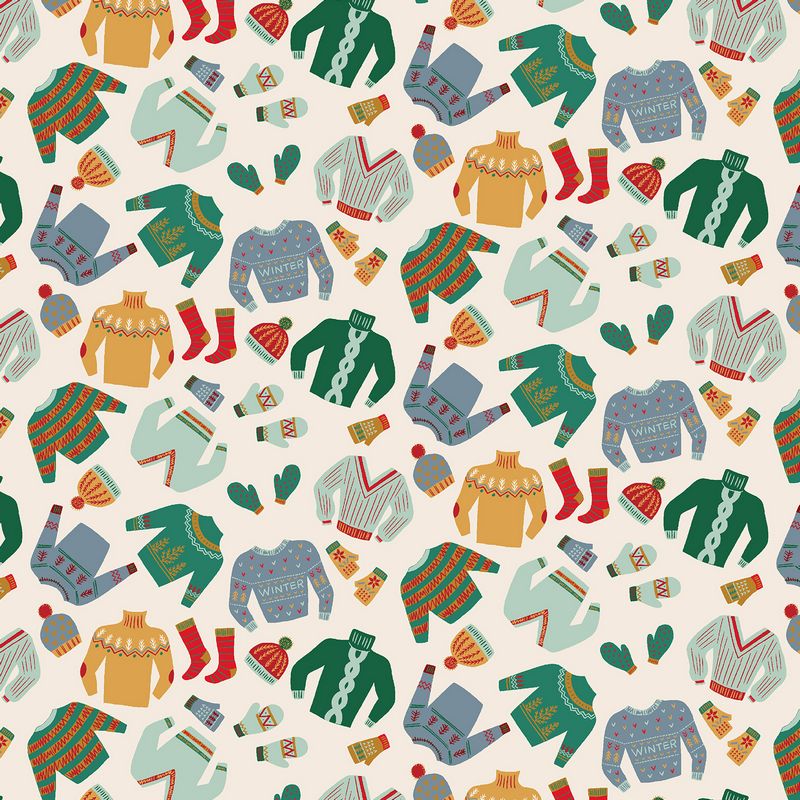 Snow Day Fun - Cozy Sweater in Warmth - RJR Fabrics