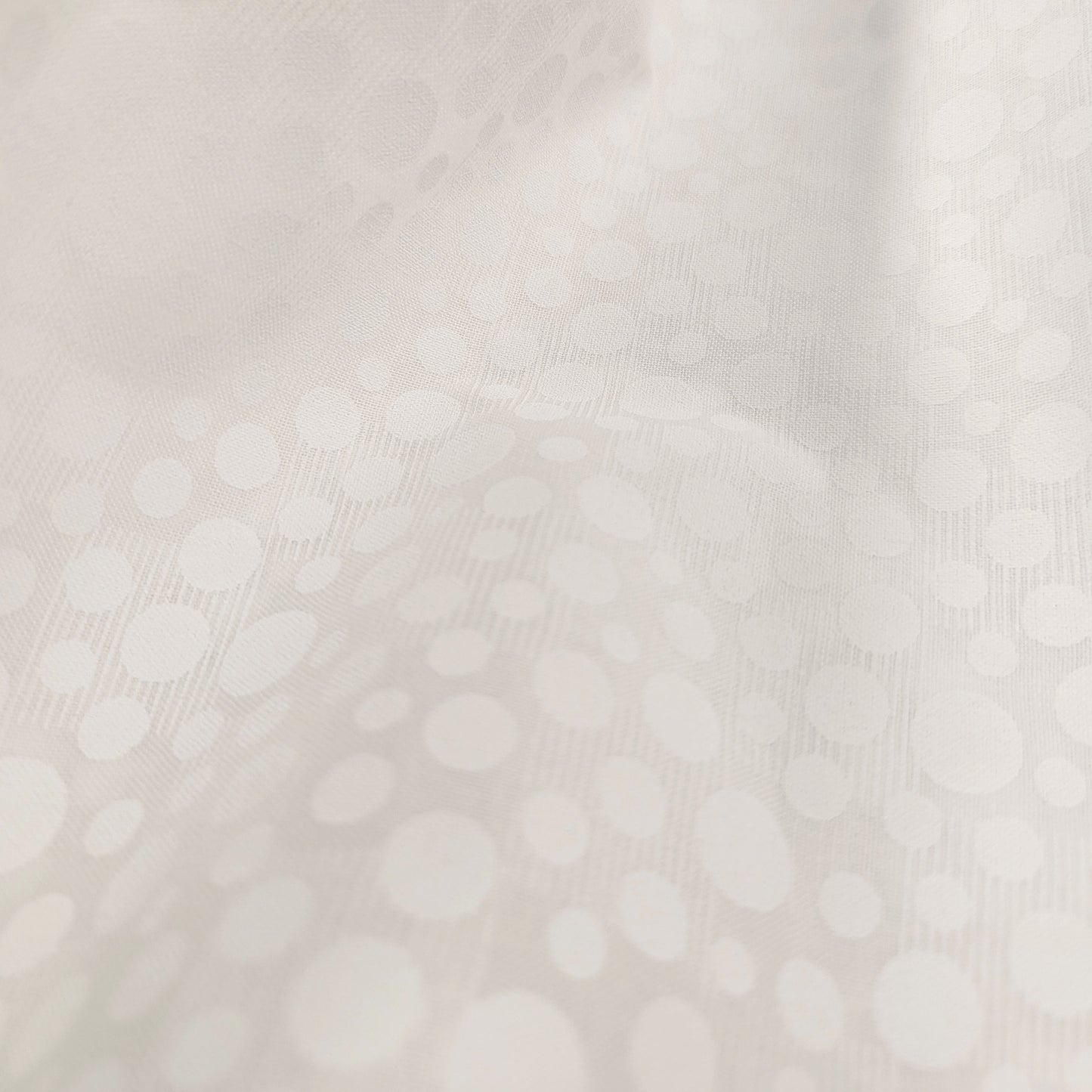 Harmony Prints - White on White - 1250-108 in Dots - Full Bolt (15m)