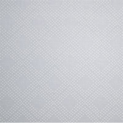 Harmony Prints - White on White - 1250-111 in Shadow Diamond - Dinkydoo Fabrics
