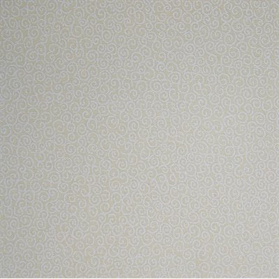 Harmony Prints - White on Cream - 1250-128 in Spiral - Dinkydoo Fabrics