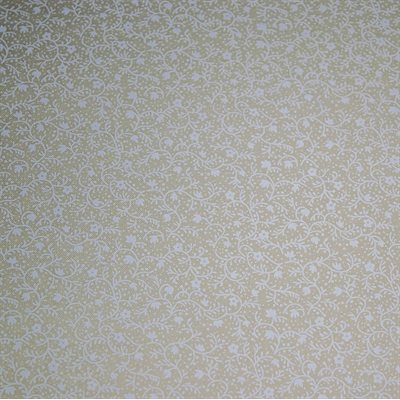 Harmony Prints - White on Cream - 1250-33 in Floral