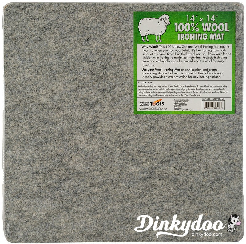 Wool Ironing Mat 13.5" x 13.5" - Precision Quilting Tools