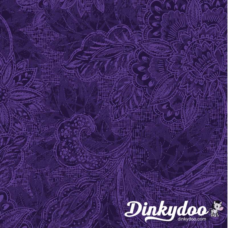 Shadows Jacquard Amethyst 118" Wideback - Oasis