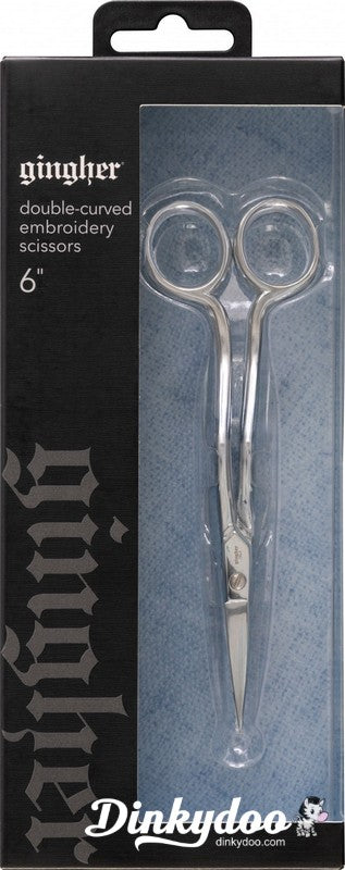 Gingher - 6" Double-Curved Embroidery Scissor (Pre-order: Jan 2026)