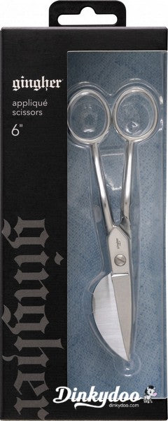 Gingher - 6" Knife Edge Applique Scissor (Pre-order: Jan 2026)