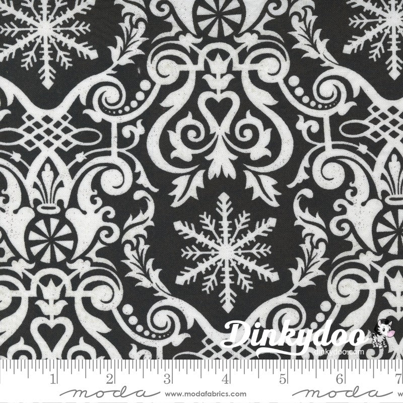 Peppermint Bark - Glacier in Dark Chocolate - BasicGrey - Moda