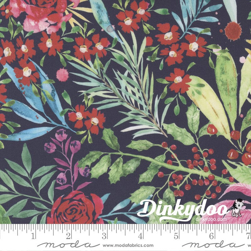 Comfort and Joy - All The Trimmings in Midnight - Create Joy Project - Moda