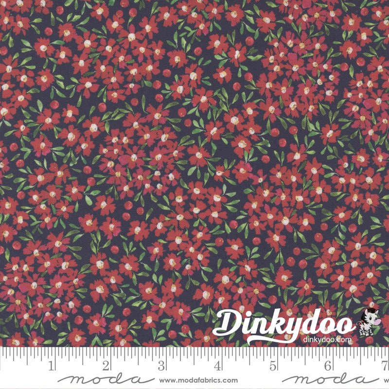 Comfort and Joy - Holy Berry in Midnight - Create Joy Project - Moda