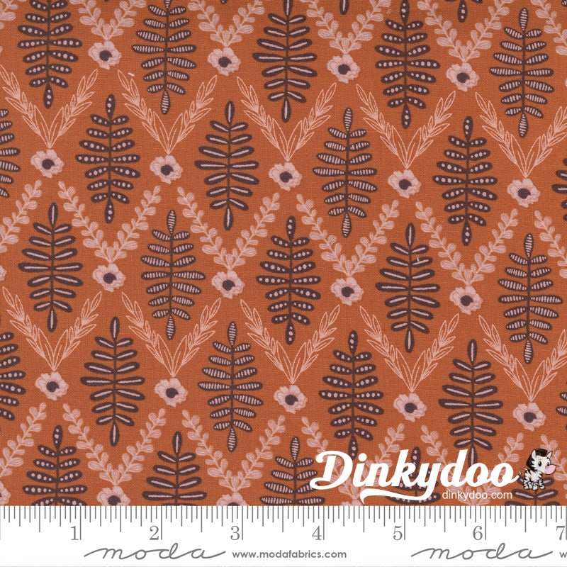 Slow Stroll - Grove Walk in Pumpkin - Fancy That Design House - Moda
