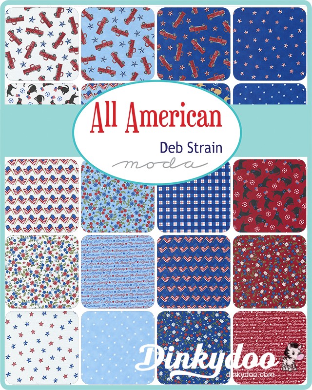 All American - Charm Pack - Deb Strain - Moda