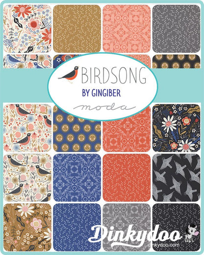 Birdsong - Mini Charm Pack - Gingiber - Moda