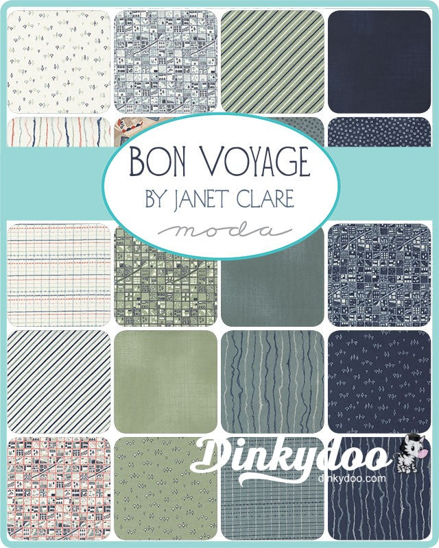 Bon Voyage - Fat Quarter Bundle - Janet Clare - Moda