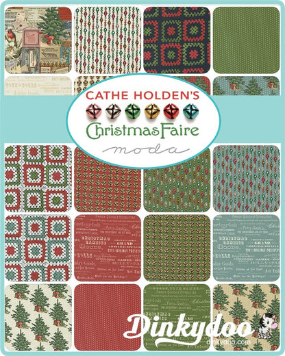 Christmas Faire - Fat Quarter Bundle - Cathe Holden - Moda