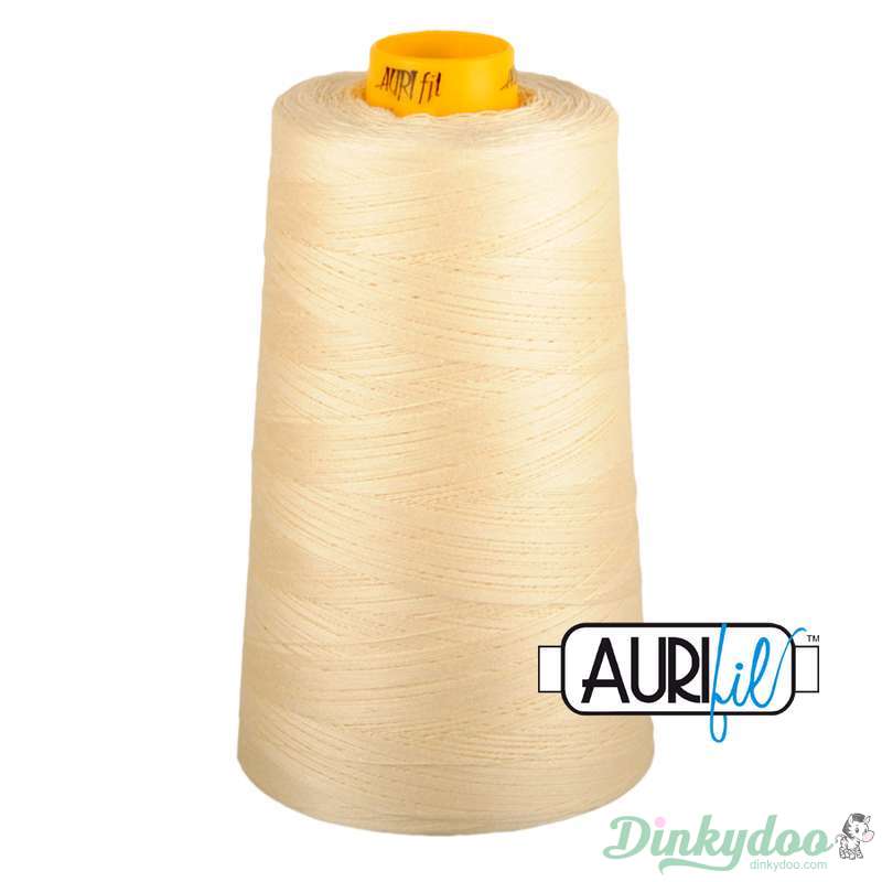 Aurifil FORTY3 Thread (Longarm) - Butter (2123) - 40wt Cone 3280yd (Pre-order: Jan 2026)
