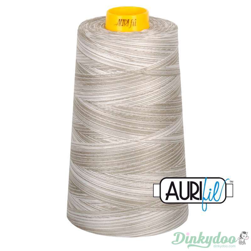 Aurifil FORTY3 Thread (Longarm) - Silver Fox Variegated (4670) - 40wt Cone 3280yd (Pre-order: Jan 2026)
