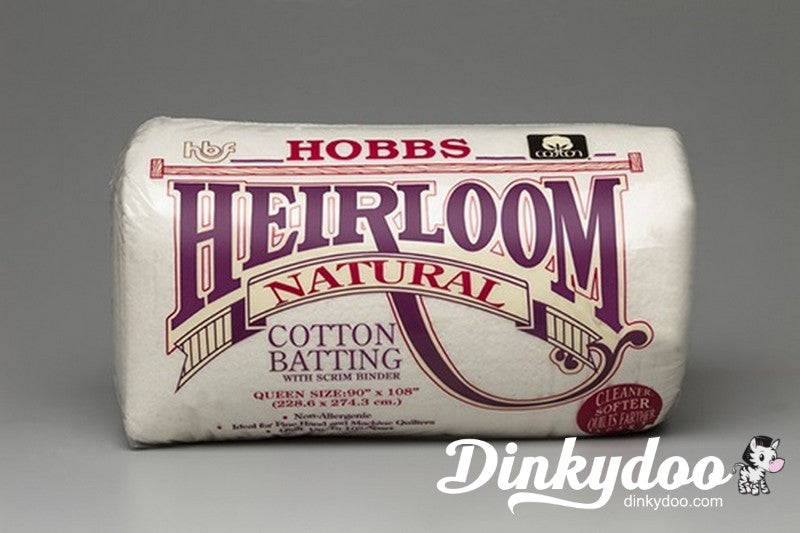 Hobbs Heirloom 100% Natural Cotton with Scrim Batting - Queen Size