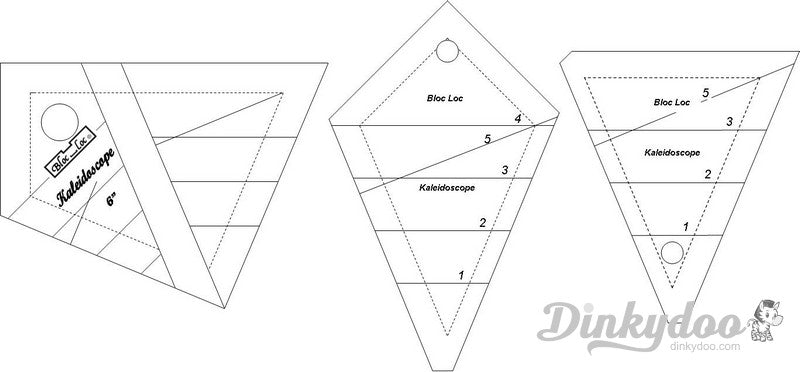 Bloc Loc - 6" Kaleidoscope Ruler (Pre-order: Feb 2026)