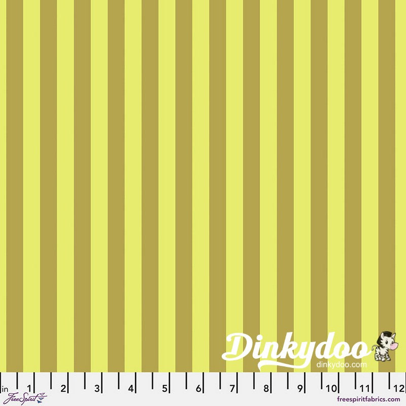 True Colors - Neon Tent Stripe in Moon Beam - Tula Pink - Free Spirit