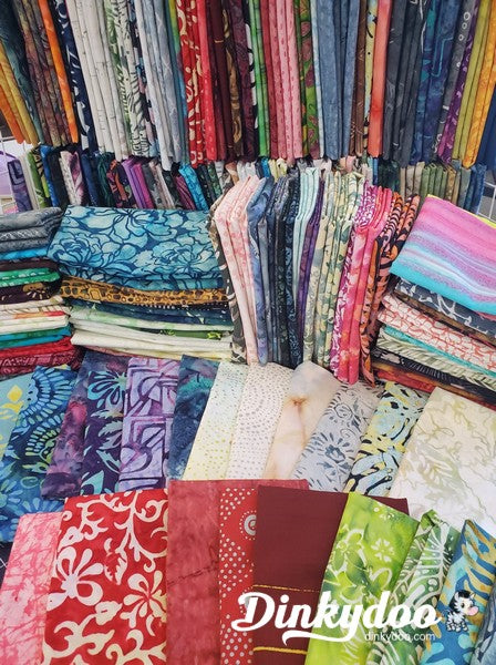 Dinkydoo's Amazingly Random Beauteous Batik Fat Quarters! - Dinkydoo Fabrics