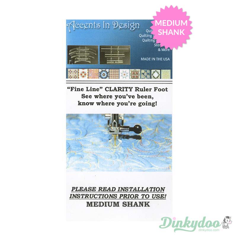 Fine Clarity Ruler Foot (Medium Shank)