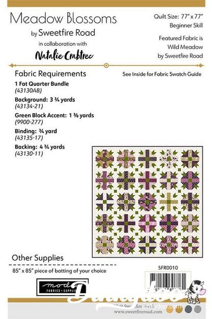 Meadow Blossoms Quilt Pattern - Sweetfire Road - Moda