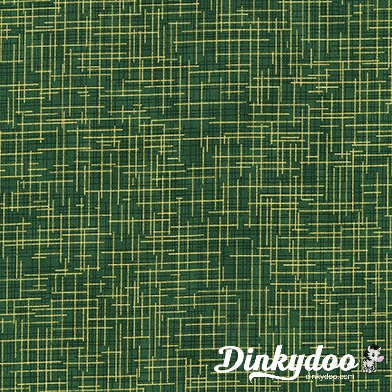 Quilters Linen - Hunter (Metallic) SRKM-14476-29 - Robert Kaufman