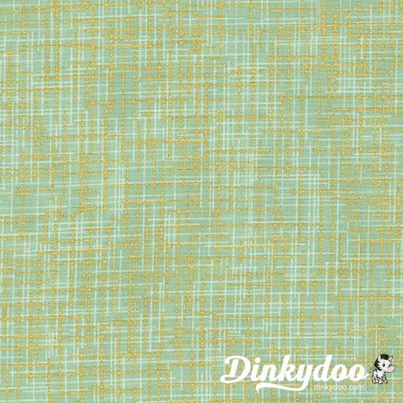 Quilters Linen - Forest (Metallic) SRKM-14476-44 - Robert Kaufman