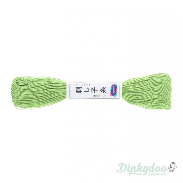 Olympus Sashiko Thread #6 22yd - Yellowish Green (Pre-order: Jan 2026)