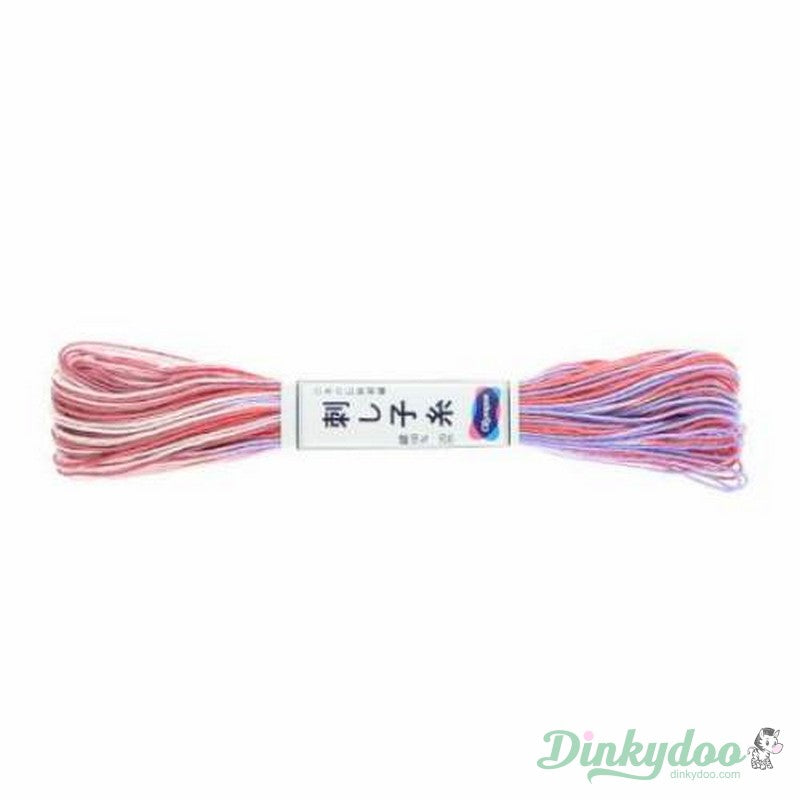 Olympus Sashiko Thread #73 22yd - Variegated Pink (Pre-order: Jan 2026)