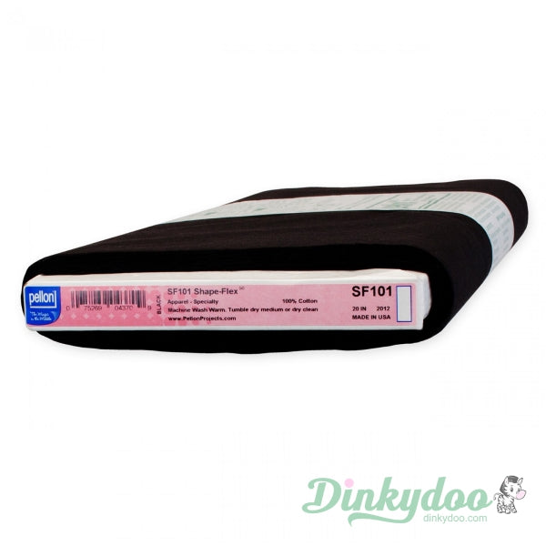 Pellon SF101PBLK Fusible Shape-Flex Interfacing Black Full Bolt (25 Yards) (Pre-order: Jan 2026)