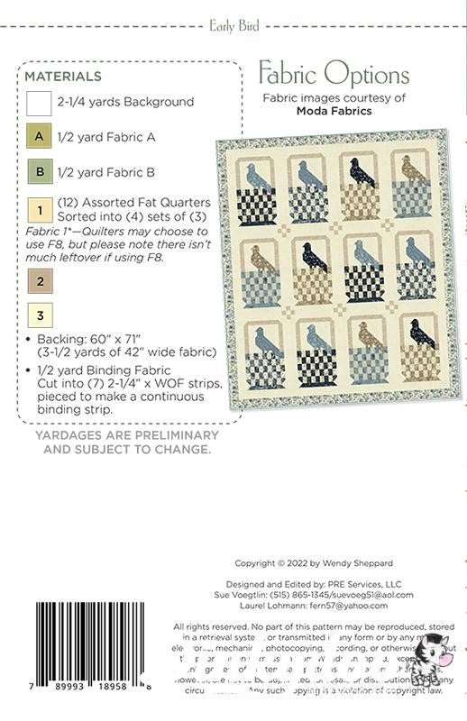 Cascade - Early Bird Quilt Pattern - Thimble Blossoms - Moda