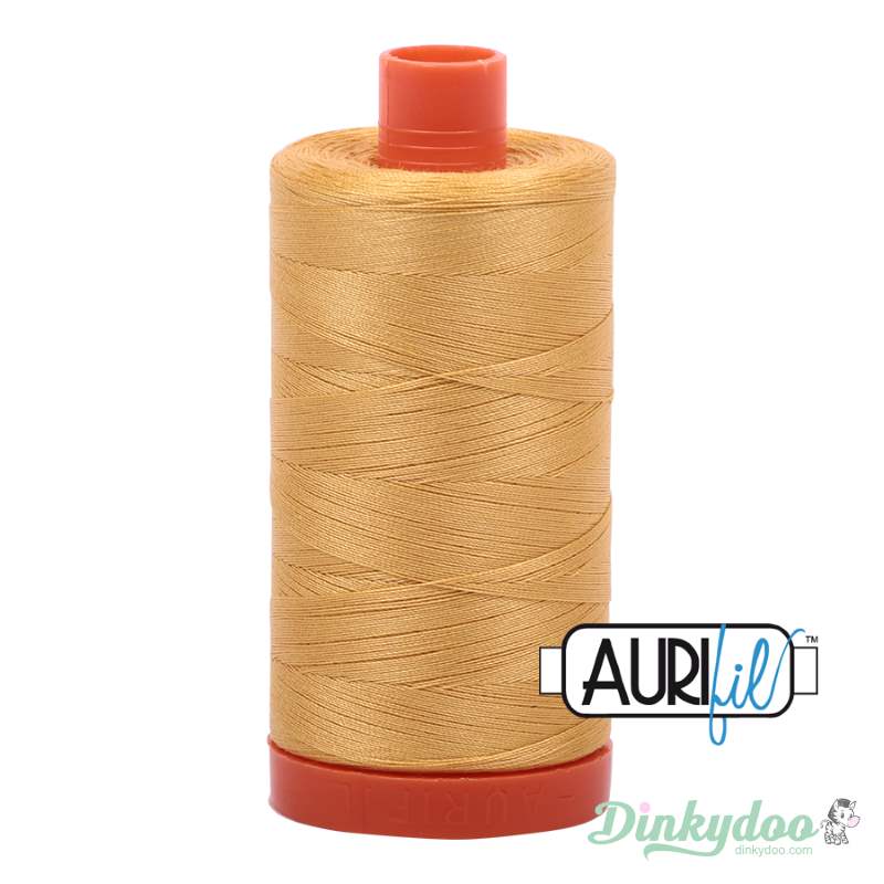 Aurifil Thread - Spun Gold (2134) - 50wt 1422 yd (Pre-order: Jan 2026)