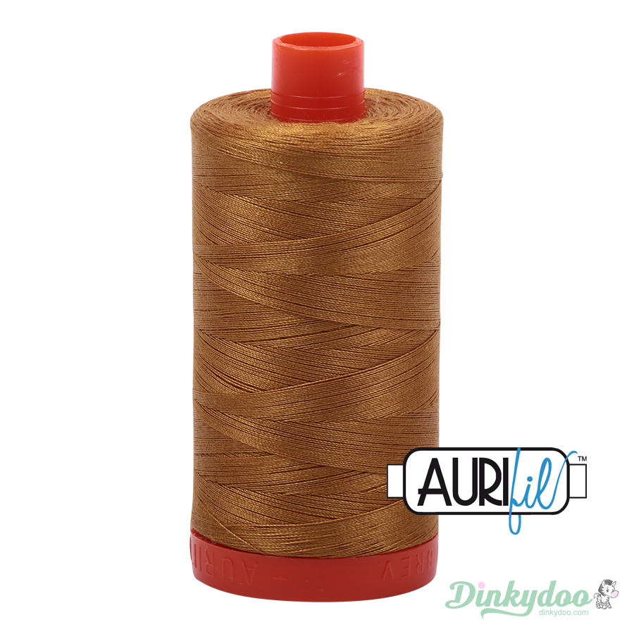 Aurifil Thread - Brass (2975) - 50wt 1422 yd (Pre-order: Jan 2026)