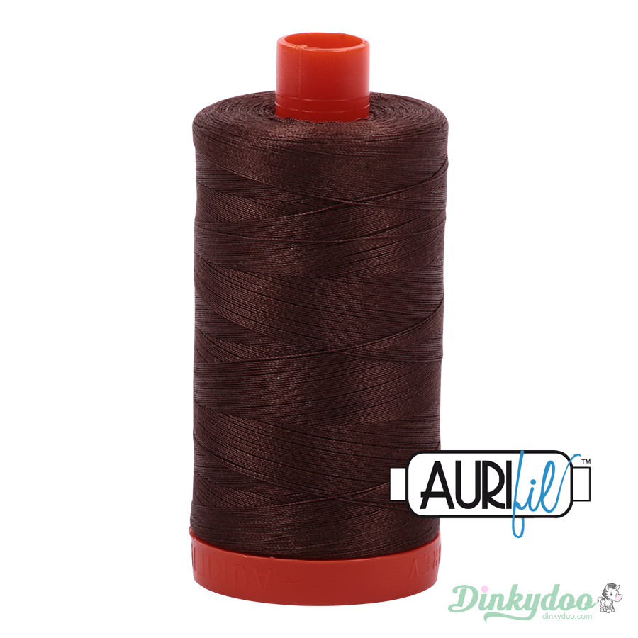 Aurifil Thread - Medium Bark (1285) - 50wt 1422 yd (Pre-order: Jan 2026)