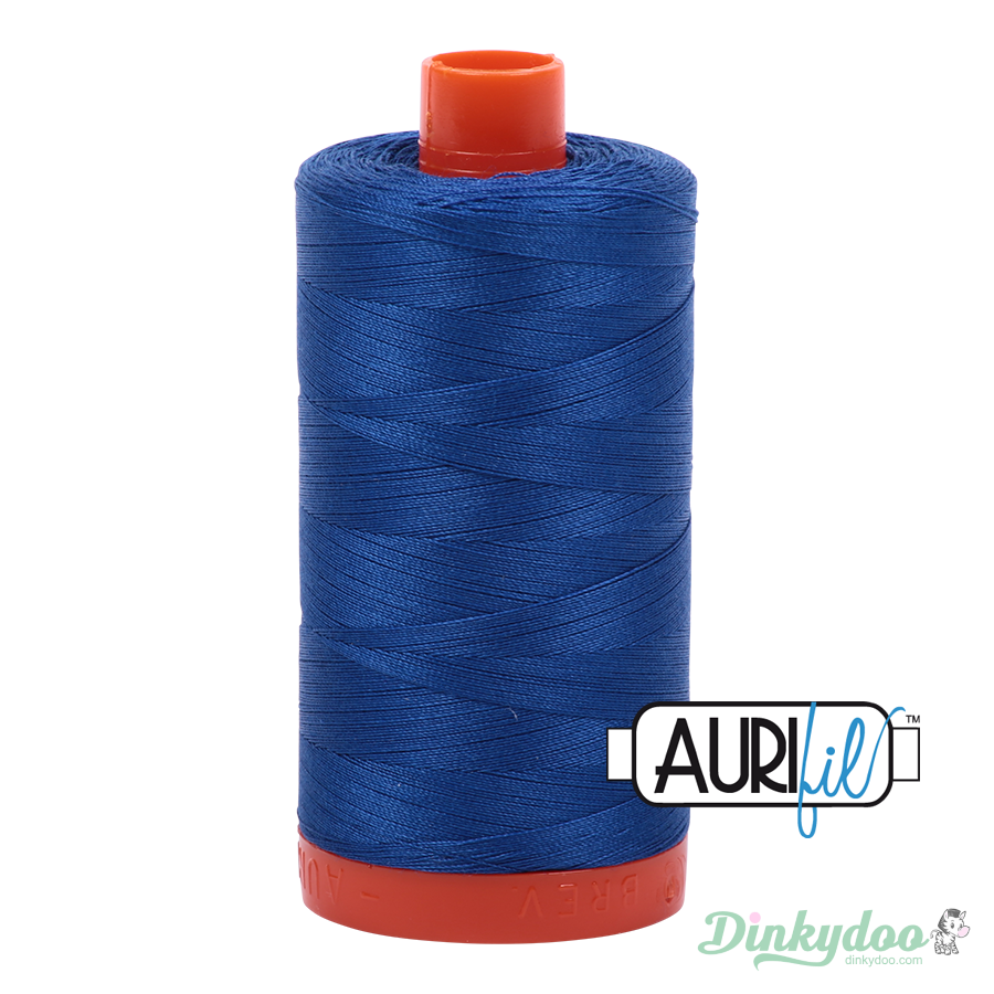 Aurifil Thread - Medium Blue (2735) - 50wt 1422 yd (Pre-order: Jan 2026)