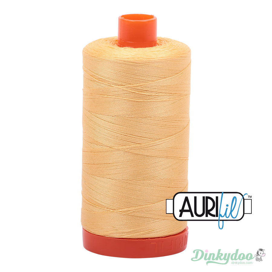 Aurifil Thread - Medium Butter (2130) - 50wt 1422 yd (Pre-order: Feb 2026)