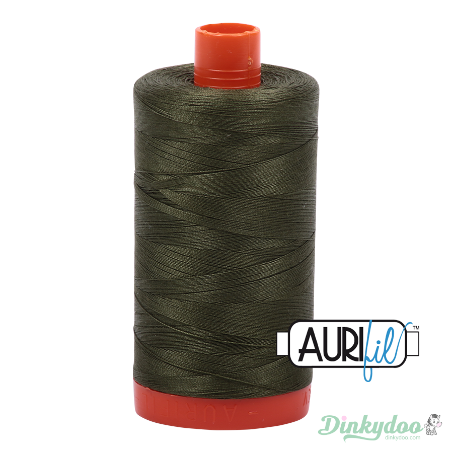 Aurifil Thread - Medium Green (5023) - 50wt 1422 yd (Pre-order: Aug 2026)