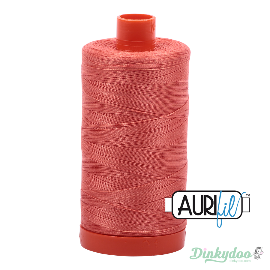 Aurifil Thread - Salmon (2225) - 50wt 1422 yd (Pre-order: Jan 2026)