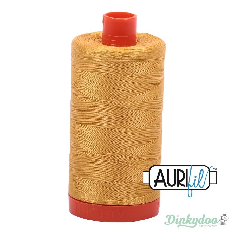 Aurifil Thread - Tarnished Gold (2132) - 50wt 1422 yd (Pre-order: Jan 2026)