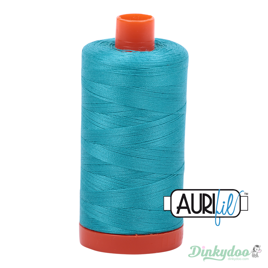Aurifil Thread - Turquoise (2810) - 50wt 1422 yd (Pre-order: Jan 2026)
