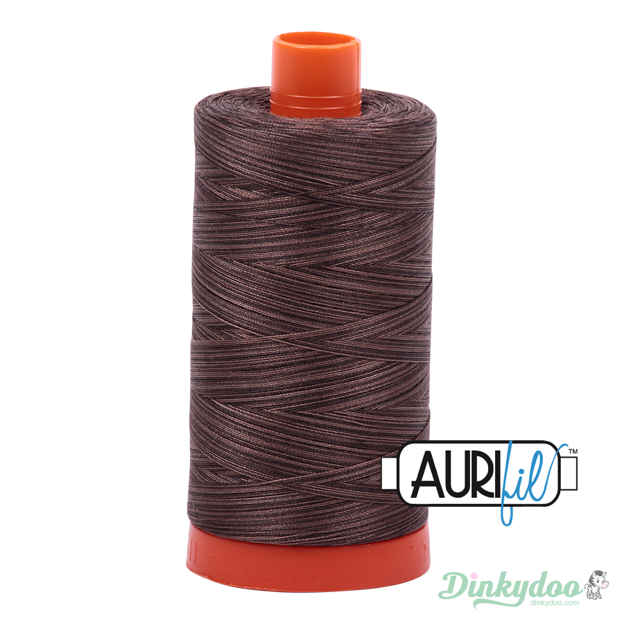 Aurifil Thread - Mocha Mousse Variegated (4671) - 50wt 1422 yd (Pre-order: Jan 2026)