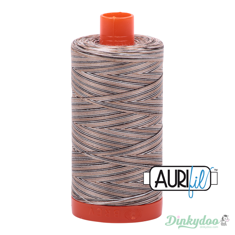 Aurifil Thread - Nutty Nougat Variegated (4667) - 50wt 1422 yd (Pre-order: Jan 2026)