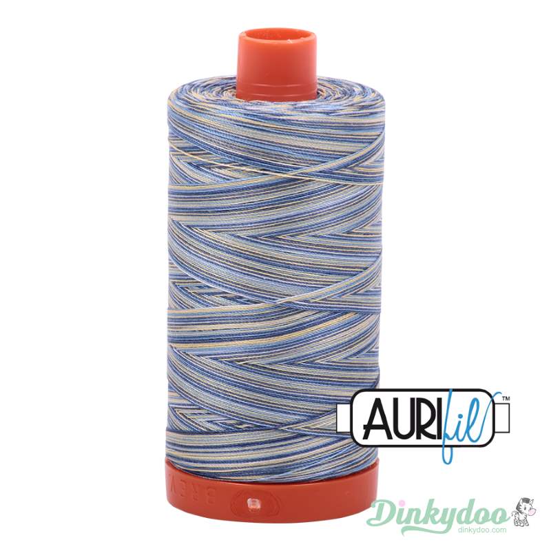 Aurifil Thread - Lemon Blueberry Variegated (4649) - 50wt 1422 yd (Pre-order: Feb 2026)