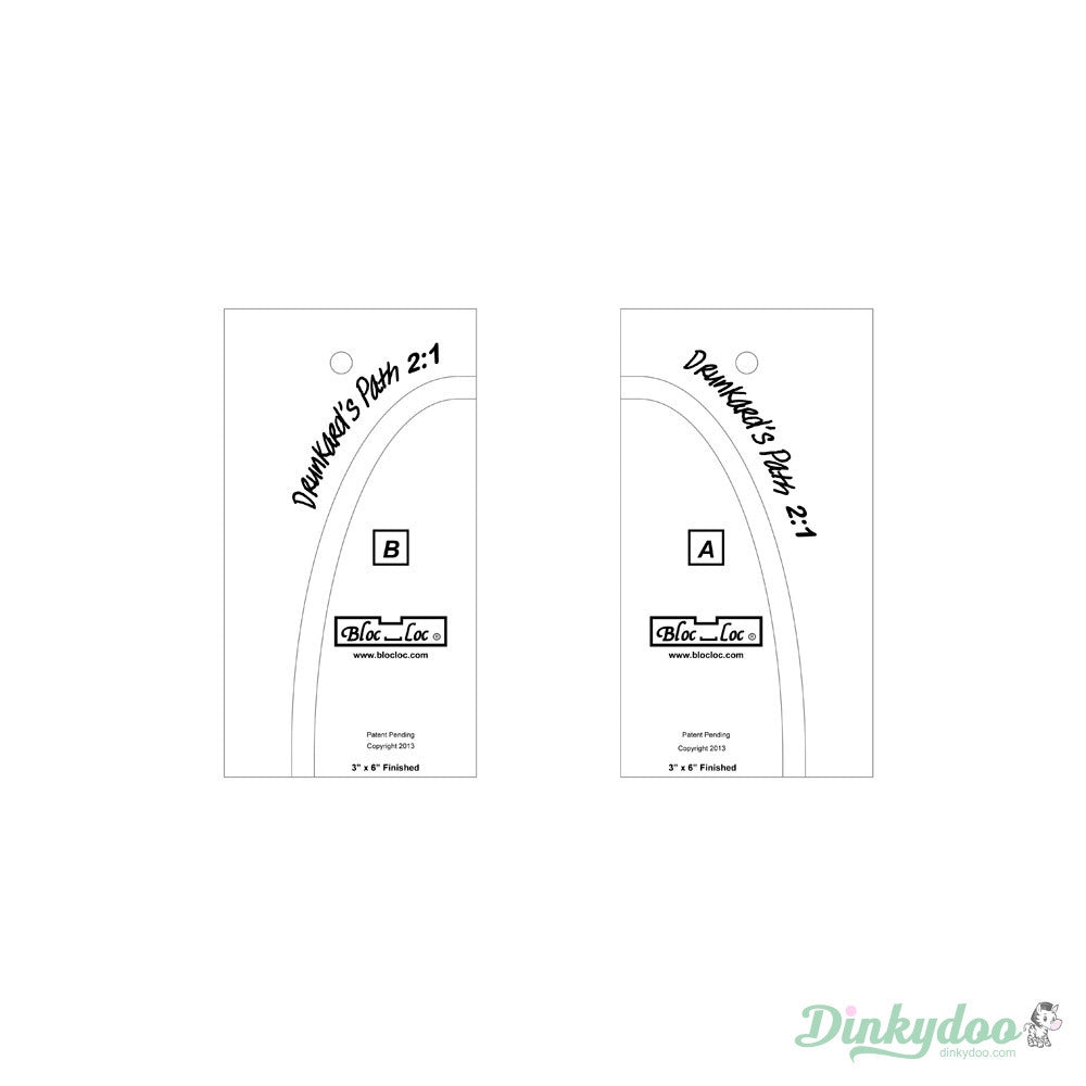 Bloc Loc Drunkards Path Kit (2:1) 2" x 4"