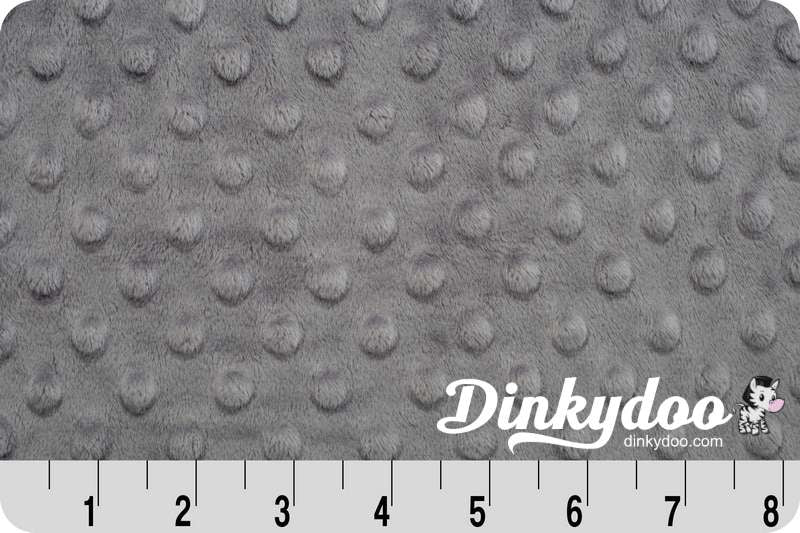 Cuddle Dimple (Minky) Wideback (60") - Graphite - Full Bolt (10m)