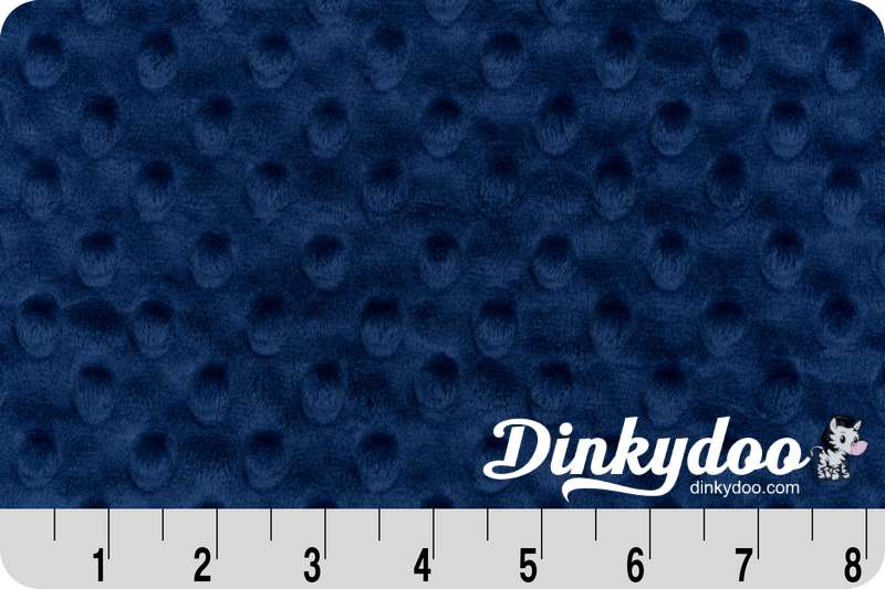 Cuddle Dimple Wideback (Minky) (60") - Midnight Blue - Full Bolt (10m)